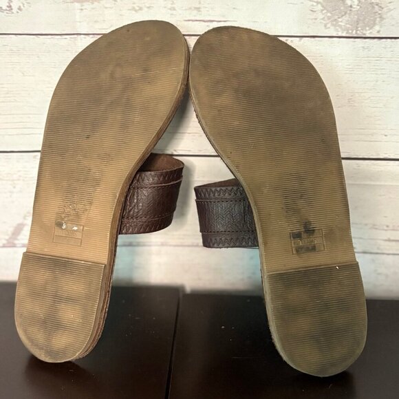 TOMS Brown Boho Sandals US10 - Picture 6 of 6